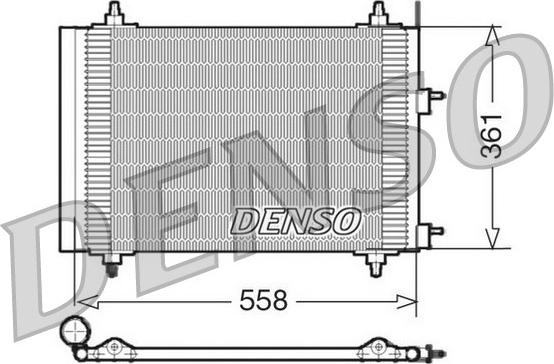 Denso DCN21015 - Kondenzator, klima-Uređaj www.molydon.hr