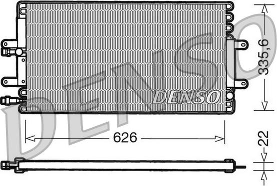 Denso DCN23001 - Kondenzator, klima-Uređaj www.molydon.hr