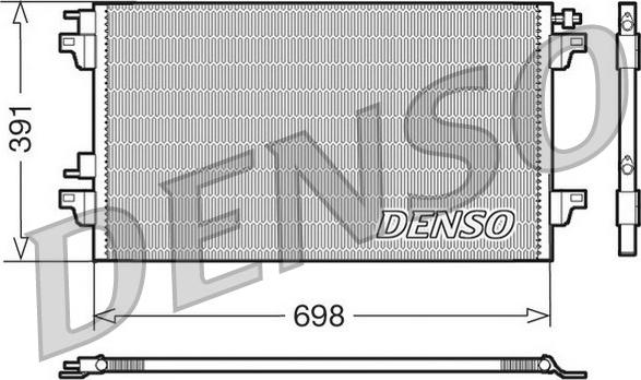 Denso DCN23015 - Kondenzator, klima-Uređaj www.molydon.hr