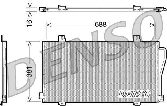 Denso DCN23017 - Kondenzator, klima-Uređaj www.molydon.hr