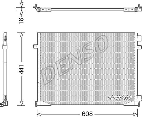 Denso DCN23035 - Kondenzator, klima-Uređaj www.molydon.hr