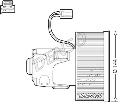 Denso DEA05008 - Ventilator kabine/unutrasnjeg prostora www.molydon.hr