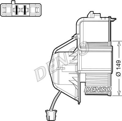 Denso DEA05007 - Ventilator kabine/unutrasnjeg prostora www.molydon.hr