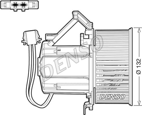 Denso DEA02009 - Ventilator kabine/unutrasnjeg prostora www.molydon.hr