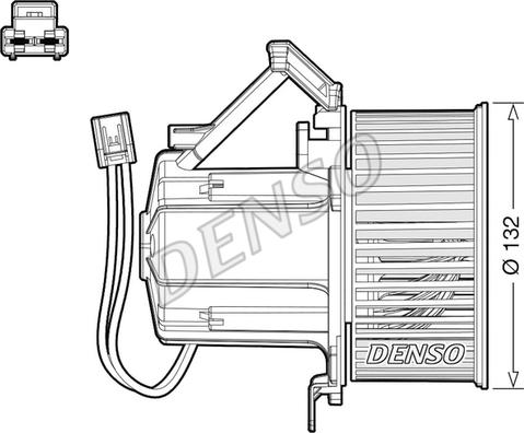 Denso DEA02008 - Ventilator kabine/unutrasnjeg prostora www.molydon.hr