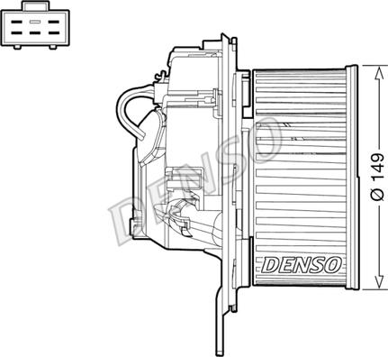 Denso DEA32005 - Ventilator kabine/unutrasnjeg prostora www.molydon.hr