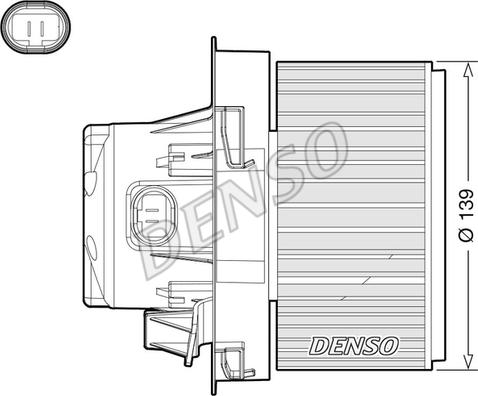 Denso DEA21012 - Ventilator kabine/unutrasnjeg prostora www.molydon.hr