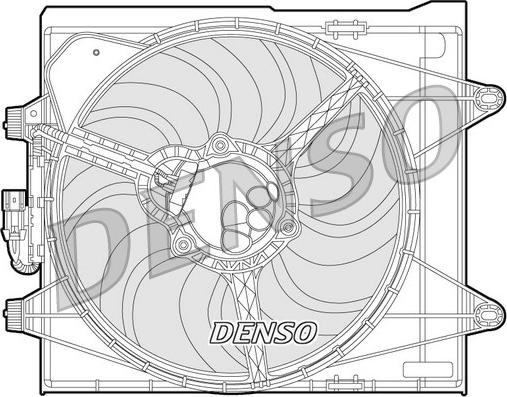 Denso DER09052 - Ventilator, hladjenje motora www.molydon.hr