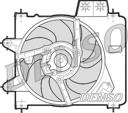 Denso DER09244 - Ventilator, hladjenje motora www.molydon.hr