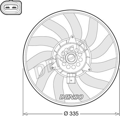 Denso DER02008 - Ventilator, hladjenje motora www.molydon.hr