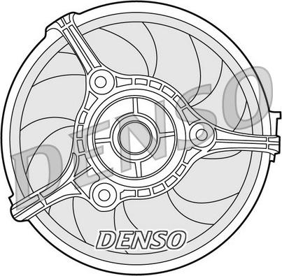 Denso DER02002 - Ventilator, hladjenje motora www.molydon.hr