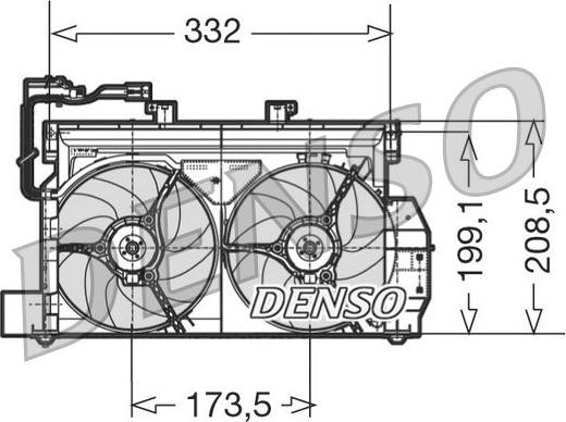 Denso DER07001 - Ventilator, hladjenje motora www.molydon.hr