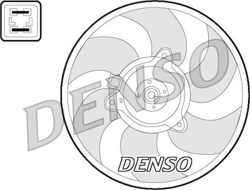 Denso DER07008 - Ventilator, hladjenje motora www.molydon.hr