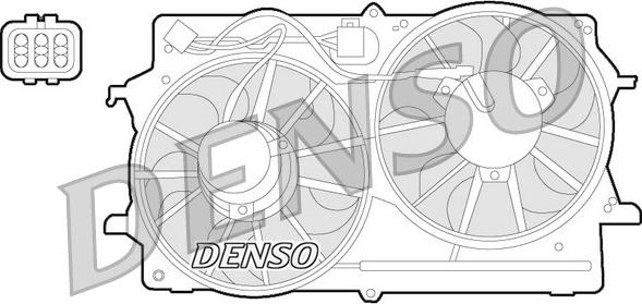 Denso DER10007 - Ventilator, hladjenje motora www.molydon.hr