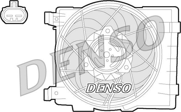 Denso DER20015 - Ventilator, hladjenje motora www.molydon.hr