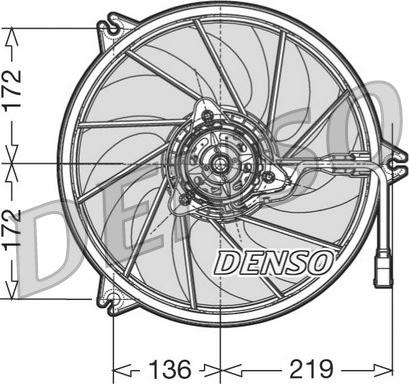 Denso DER21009 - Ventilator, hladjenje motora www.molydon.hr