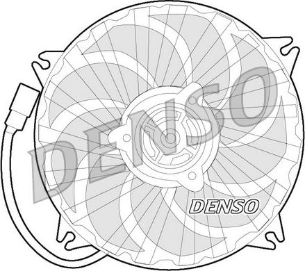 Denso DER21017 - Ventilator, hladjenje motora www.molydon.hr