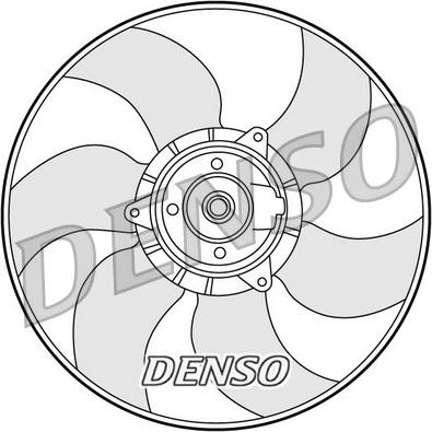 Denso DER23001 - Ventilator, hladjenje motora www.molydon.hr