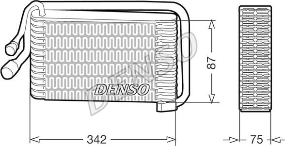 Denso DEV09001 - Isparivač, klima-Uređaj www.molydon.hr