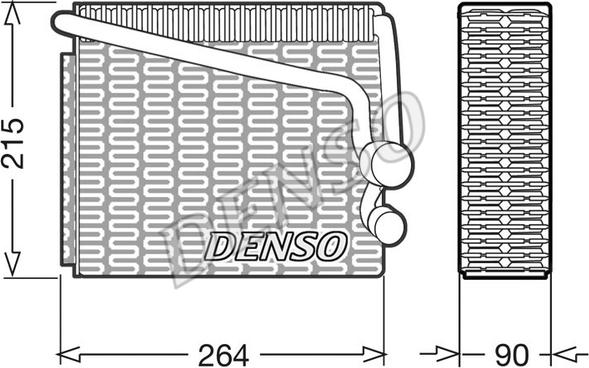 Denso DEV01001 - Isparivač, klima-Uređaj www.molydon.hr