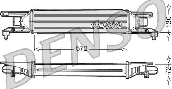 Denso DIT09105 - Intercooler, hladnjak www.molydon.hr