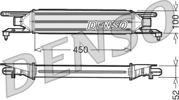 Denso DIT09106 - Intercooler, hladnjak www.molydon.hr