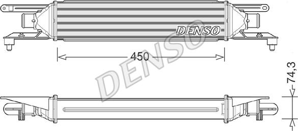 Denso DIT01007 - Intercooler, hladnjak www.molydon.hr