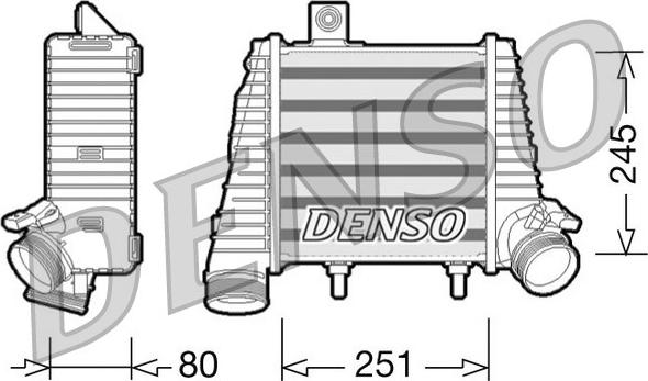 Denso DIT02016 - Intercooler, hladnjak www.molydon.hr