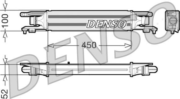 Denso DIT20001 - Intercooler, hladnjak www.molydon.hr