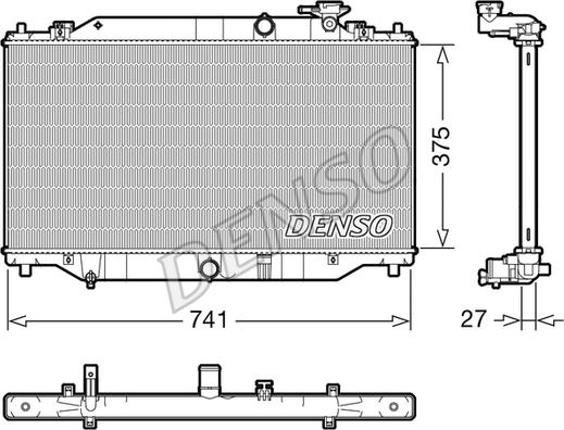 Denso DRM44049 - Hladnjak, hladjenje motora www.molydon.hr