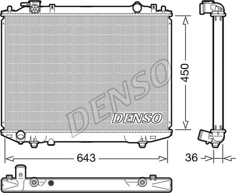 Denso DRM44047 - Hladnjak, hladjenje motora www.molydon.hr