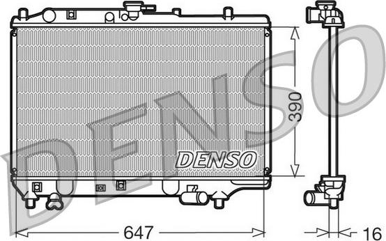 Denso DRM44006 - Hladnjak, hladjenje motora www.molydon.hr