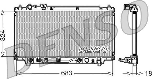 Denso DRM44001 - Hladnjak, hladjenje motora www.molydon.hr