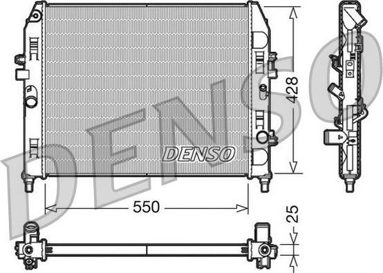 Denso DRM44008 - Hladnjak, hladjenje motora www.molydon.hr