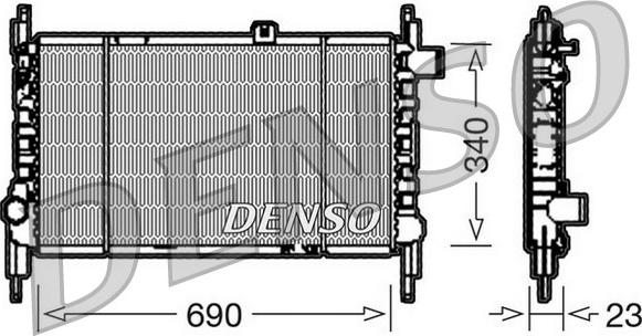 Denso DRM44003 - Hladnjak, hladjenje motora www.molydon.hr