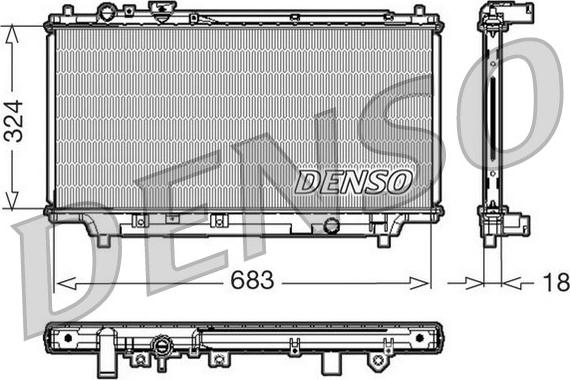 Denso DRM44002 - Hladnjak, hladjenje motora www.molydon.hr