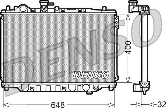 Denso DRM44007 - Hladnjak, hladjenje motora www.molydon.hr