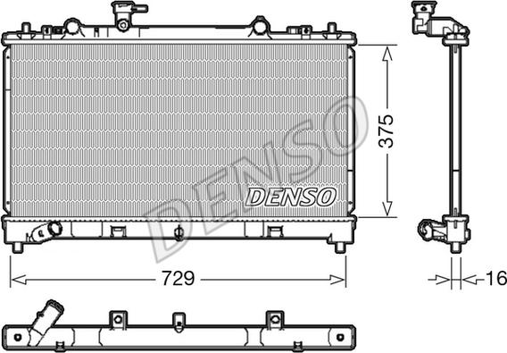 Denso DRM44038 - Hladnjak, hladjenje motora www.molydon.hr