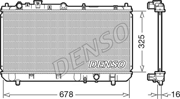 Denso DRM44032 - Hladnjak, hladjenje motora www.molydon.hr