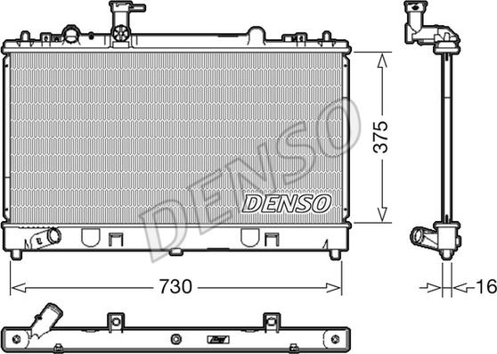 Denso DRM44037 - Hladnjak, hladjenje motora www.molydon.hr