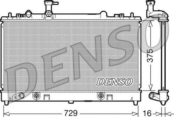 Denso DRM44024 - Hladnjak, hladjenje motora www.molydon.hr