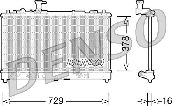 Denso DRM44026 - Hladnjak, hladjenje motora www.molydon.hr