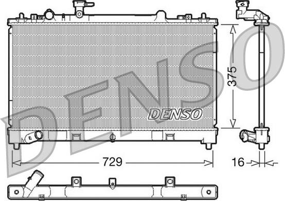 Denso DRM44023 - Hladnjak, hladjenje motora www.molydon.hr