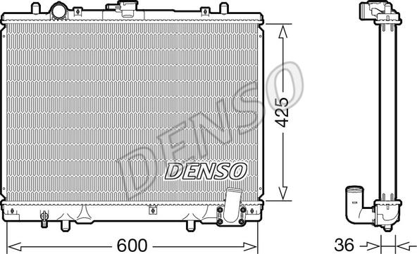 Denso DRM45049 - Hladnjak, hladjenje motora www.molydon.hr