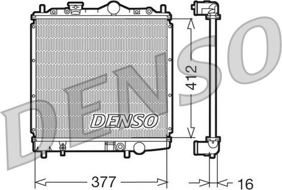 Denso DRM45001 - Hladnjak, hladjenje motora www.molydon.hr