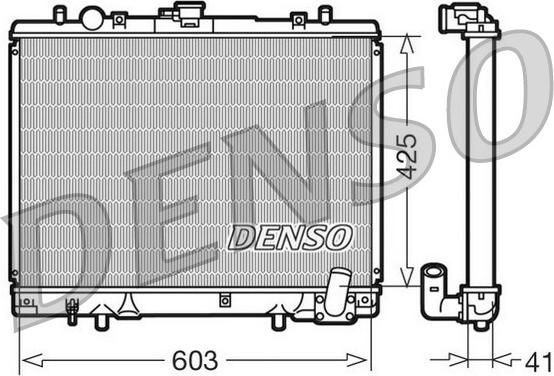 Denso DRM45019 - Hladnjak, hladjenje motora www.molydon.hr