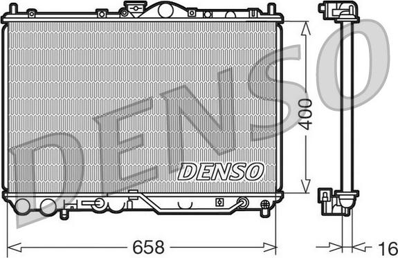 Denso DRM45011 - Hladnjak, hladjenje motora www.molydon.hr