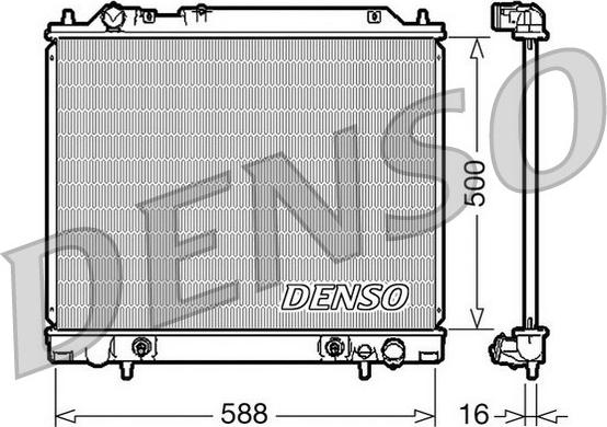 Denso DRM45013 - Hladnjak, hladjenje motora www.molydon.hr