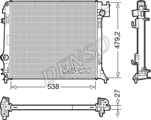 Denso DRM46064 - Hladnjak, hladjenje motora www.molydon.hr