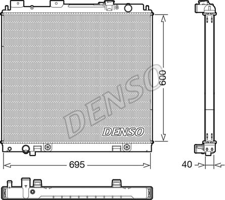 Denso DRM46068 - Hladnjak, hladjenje motora www.molydon.hr